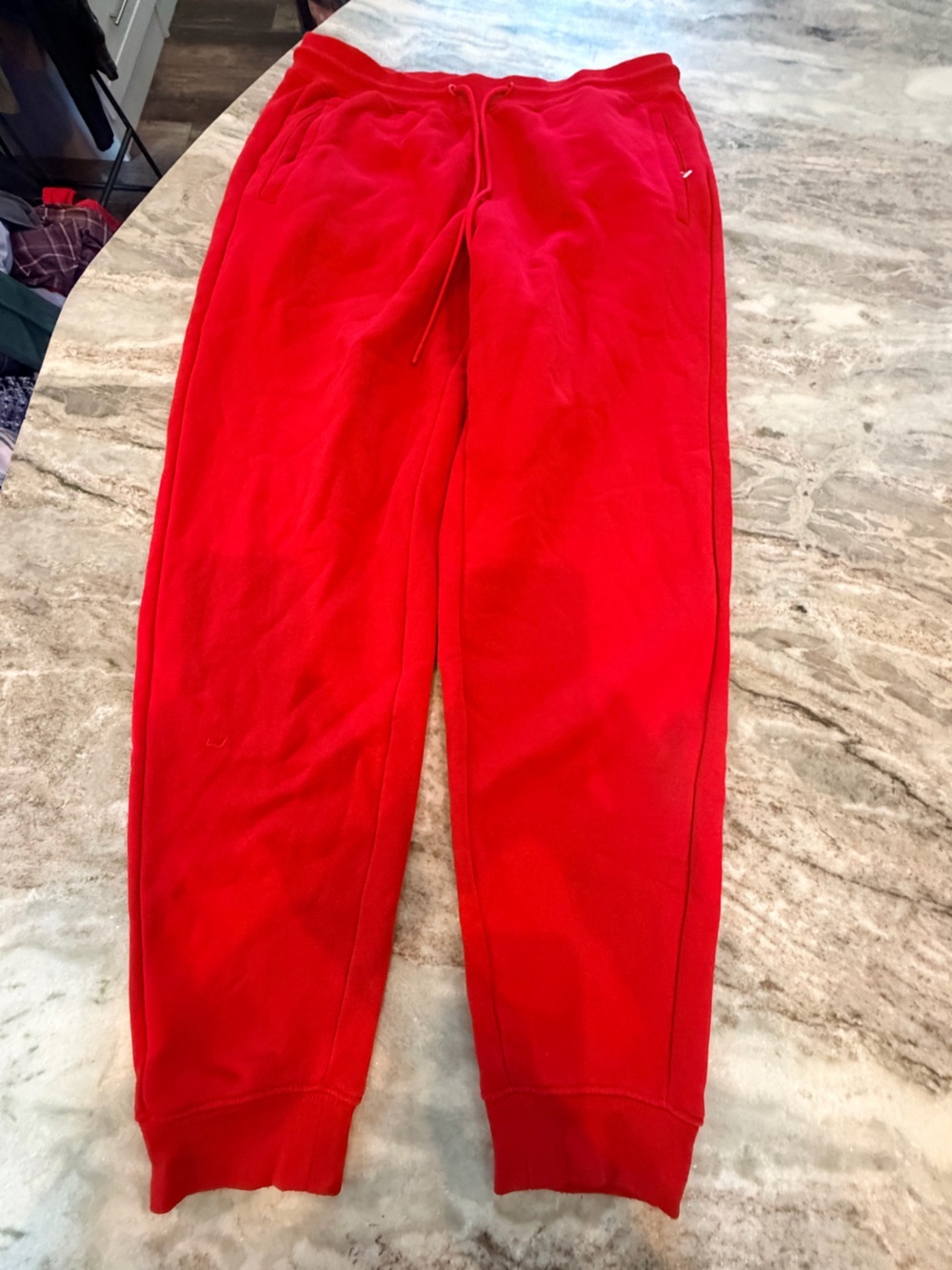 CSG Red Fleece Jogger Sweatpants Women’s XL Athletic Lounge Pants